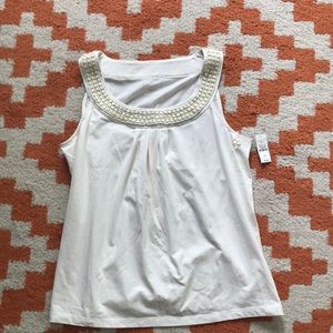 Talbots Tops - White Talbots Petite Medium Top Talbots Tops - White Talbots Petite Medium Top